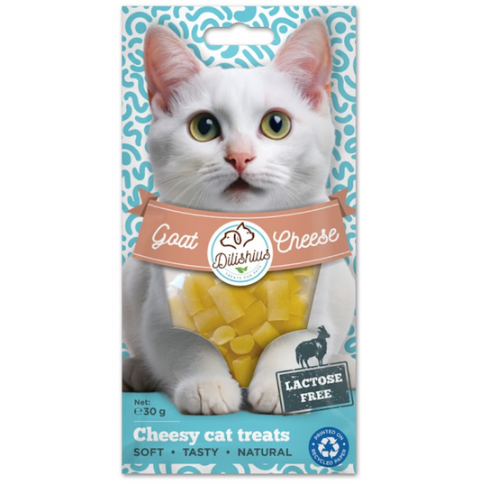 Goat cheese treats for cats 10 bags of 30 gram