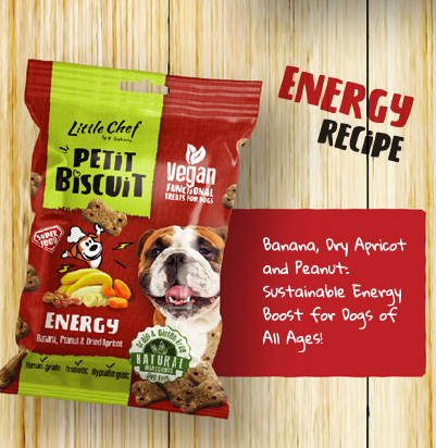 Hondensnack met Pre Biotics en goed voor extra energie 7 x 100 gram