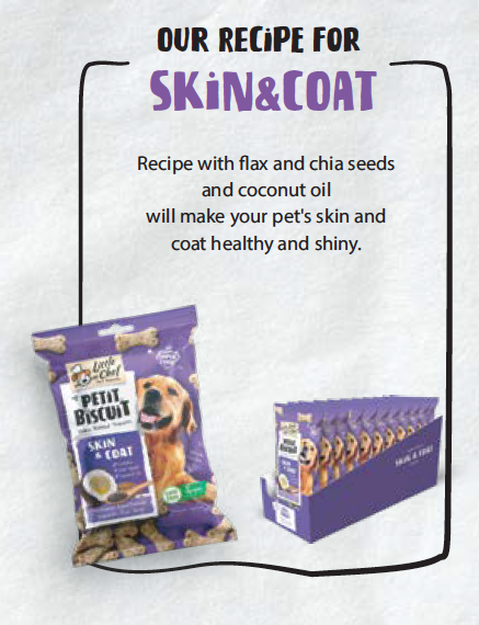 Hondensnack met Pre Biotics geeft extra support voor vacht & huid 7 x 100 gram