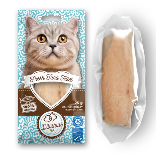 100% natural & fresh filet from tuna for cats and dogs