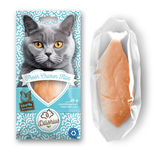 100% natural & fresh filet from chicken for cats and dogs