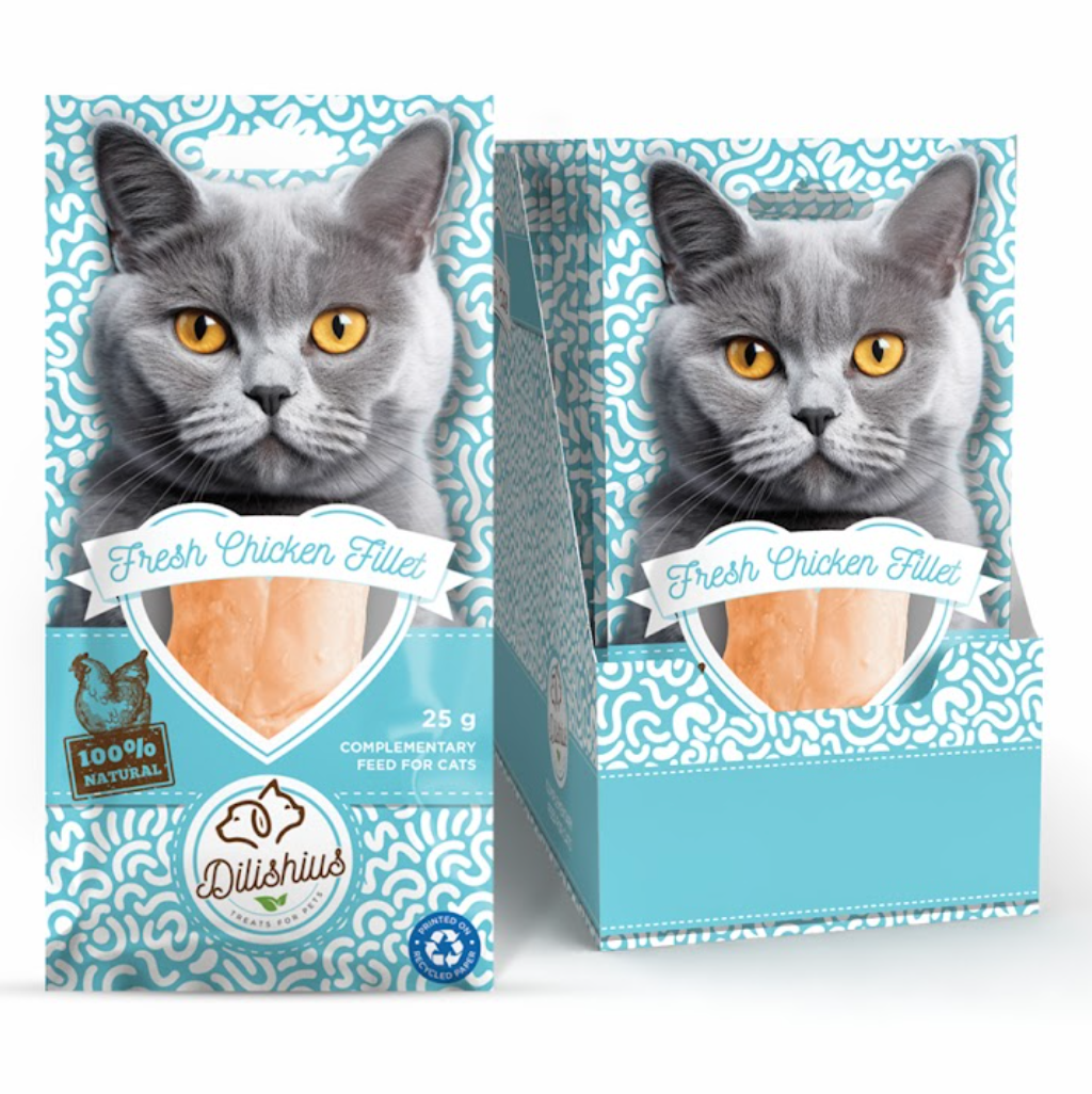 100% natural & fresh filet from chicken for cats and dogs
