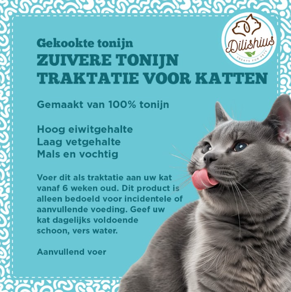 100% natural & fresh filet from tuna for cats and dogs