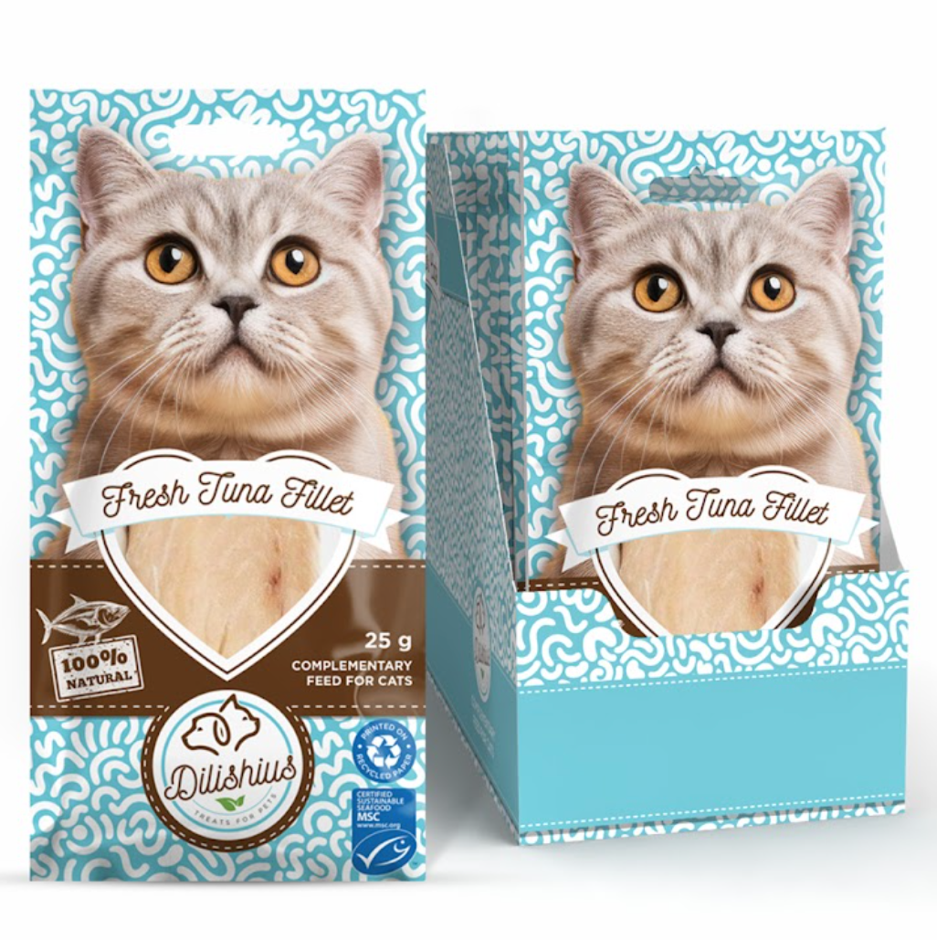 100% natural & fresh filet from tuna for cats and dogs