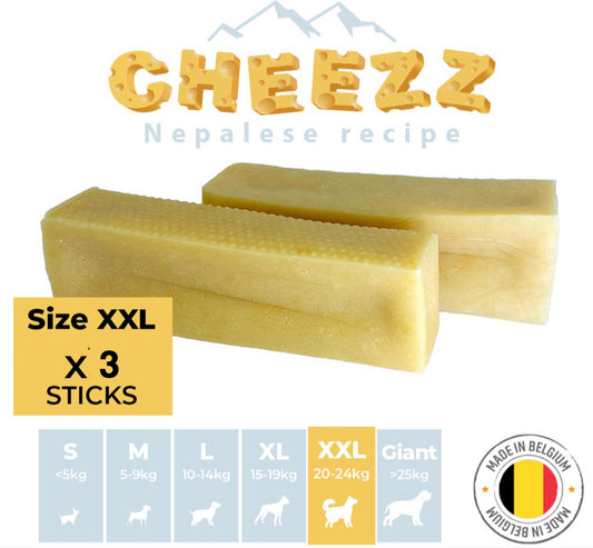 Himalayan Dog Chew CHEEZZ +/-140 gram for extra large dogs ( 3 pieces)